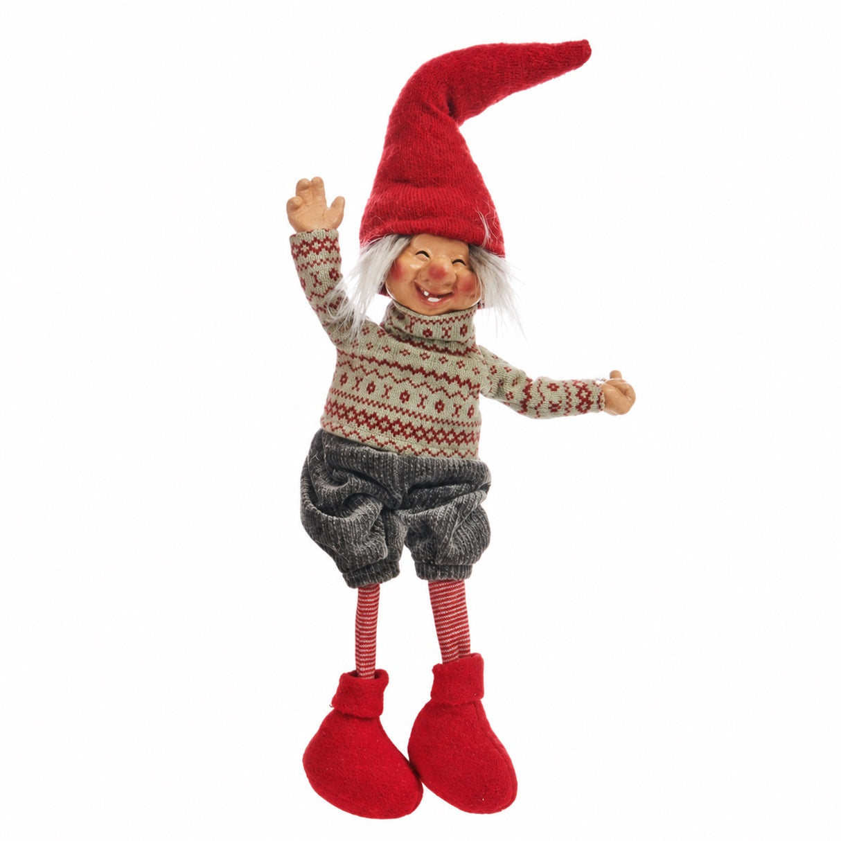Elf with hanging legs 58 cm