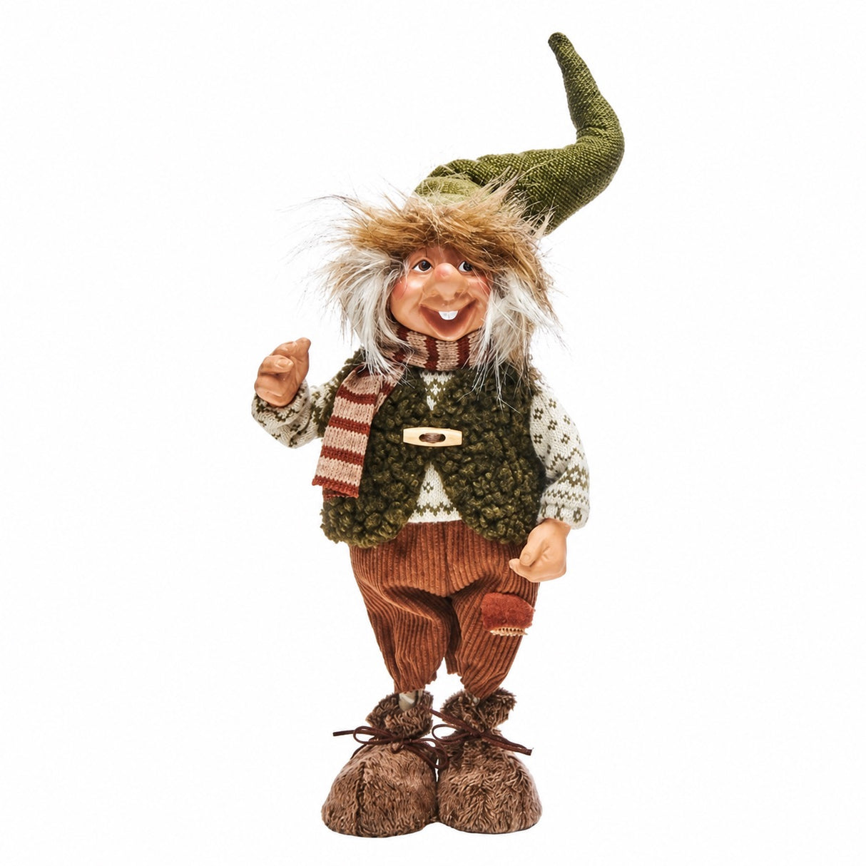 Trolls with green hats 50 cm tall