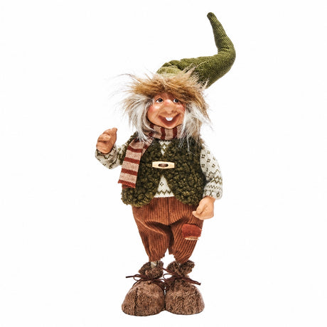 Trolls with green hats 50 cm tall
