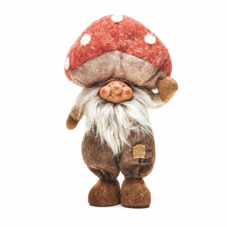Forest gnome with mushroom hat