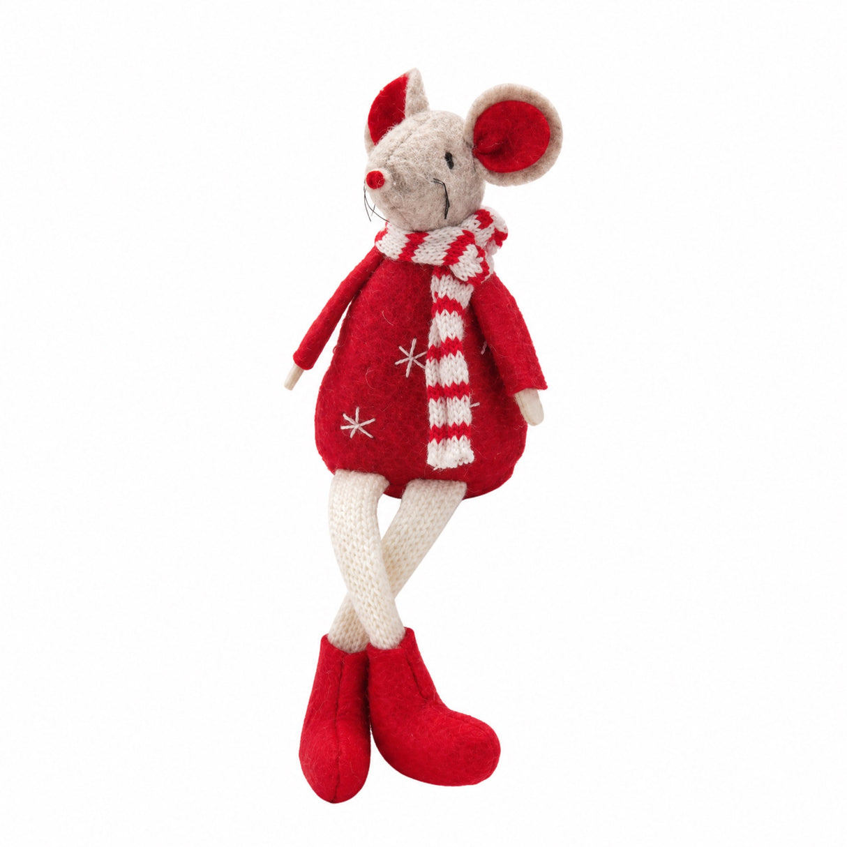 Mouse with hanging legs 17 cm tall