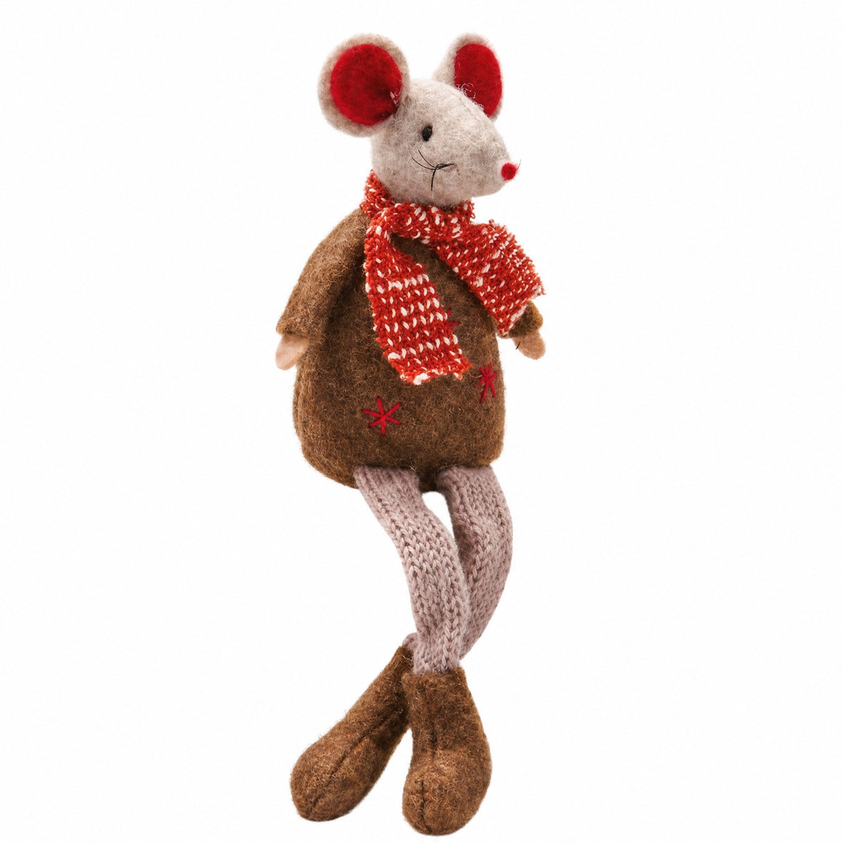 Mouse with hanging legs 17 cm tall