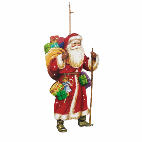 Nostalgic wooden Santa Claus