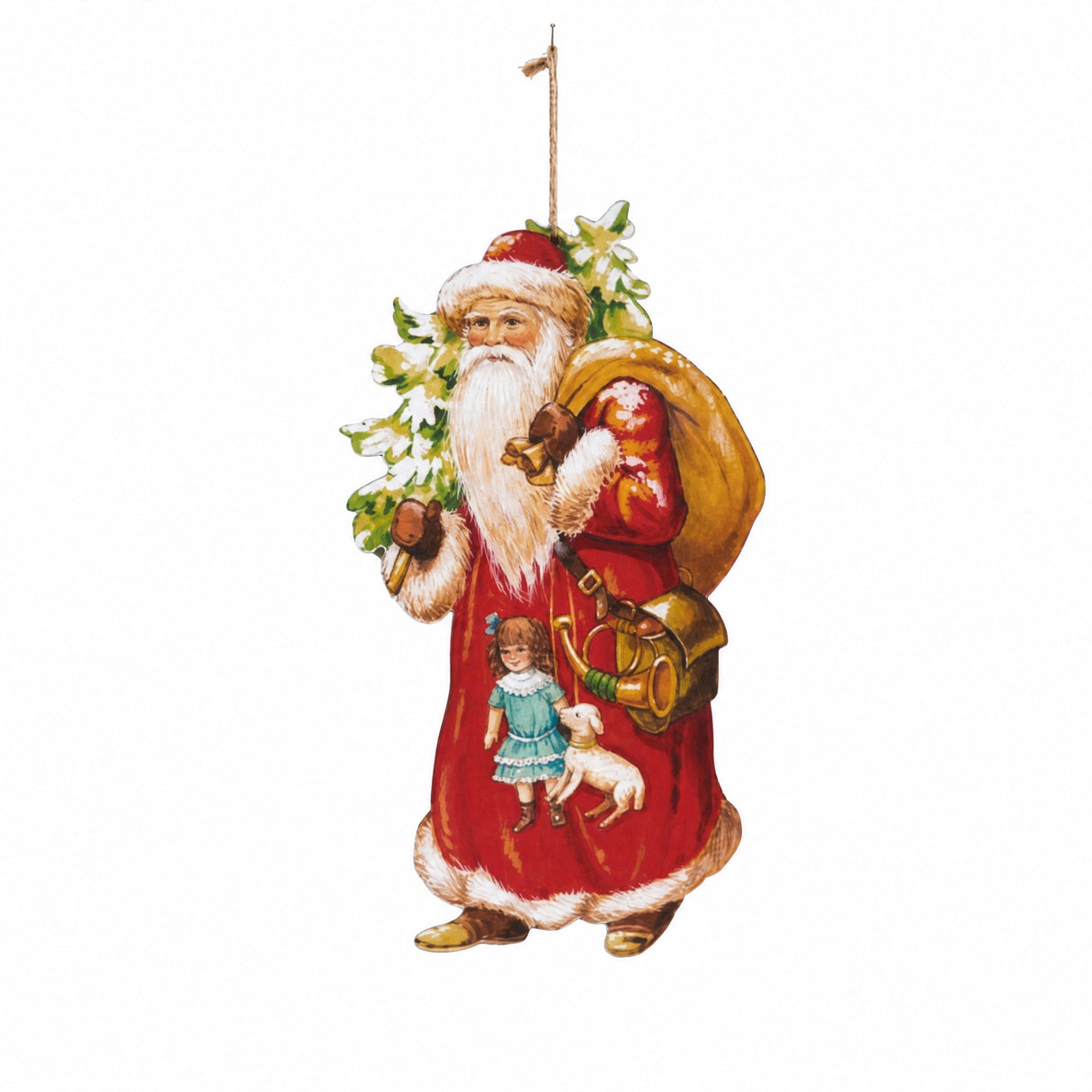 Nostalgic wooden Santa Claus