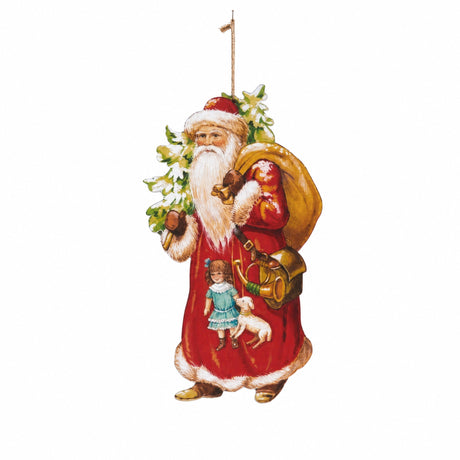 Nostalgic wooden Santa Claus