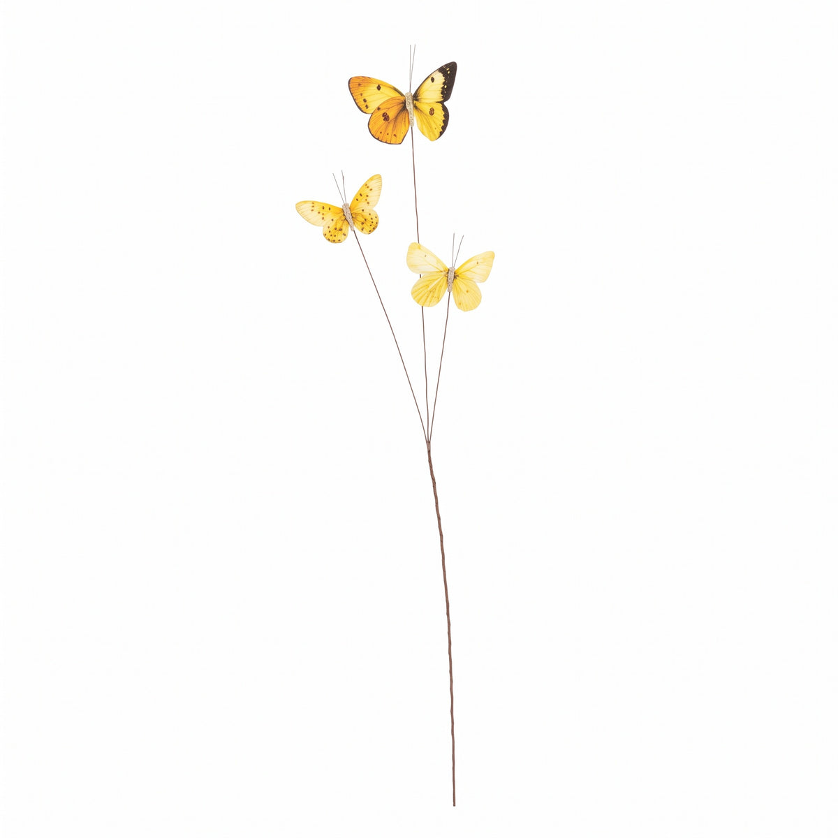 Butterflies on a stick