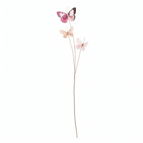 Butterflies on a stick