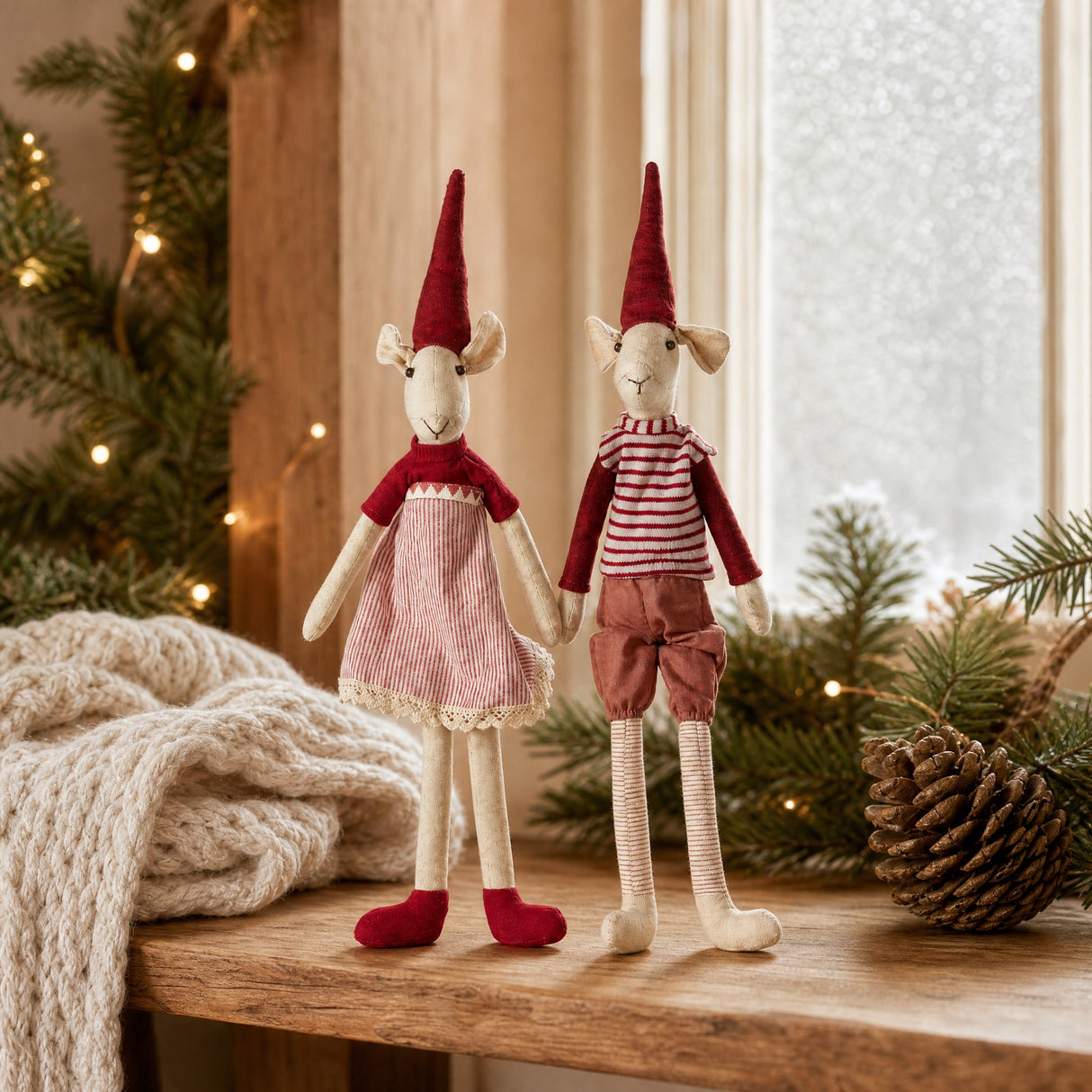 Noa and Nelli 50 cm tall