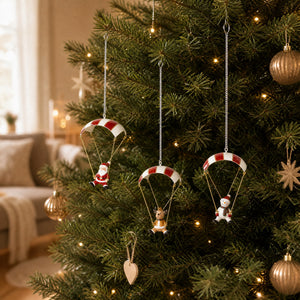 Parachute with Christmas figure