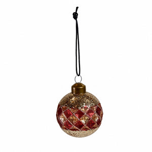 Christmas bauble harlequin or beads