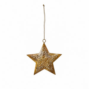 Metal decoration gold-colored