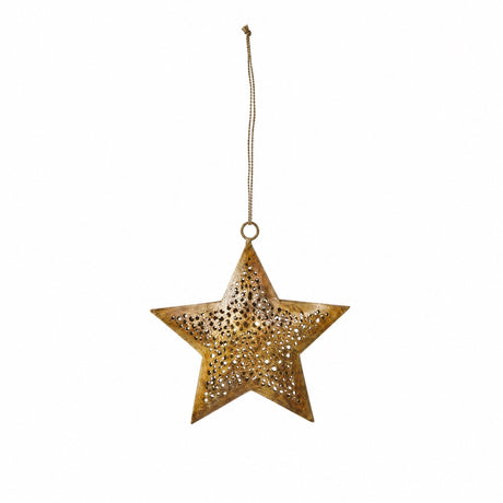 Metal decoration gold-colored