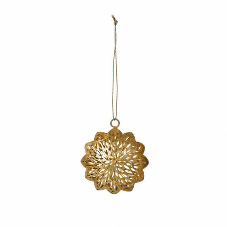 Metal decoration gold-colored