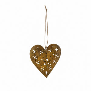 Metal decoration gold-colored