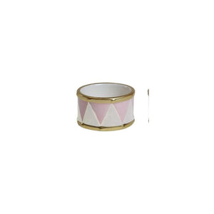 Tealight holder drum pastel