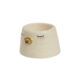 Tealight holder and light yellow & yellow