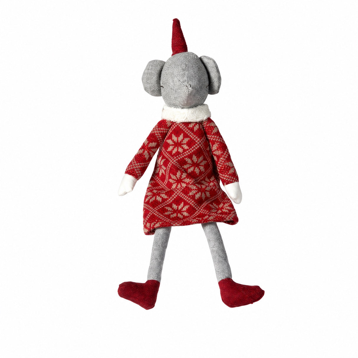 Elephant with Santa hat 35 cm tall