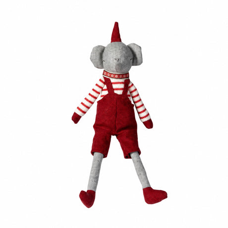 Elephant with Santa hat 35 cm tall