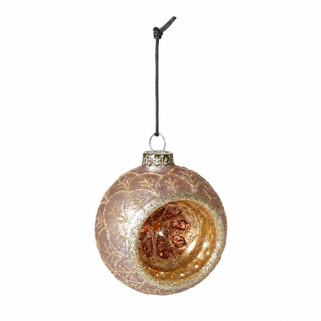 Reflective balls light pink