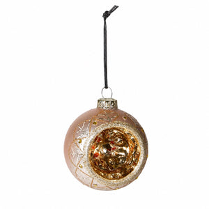 Reflective balls light pink
