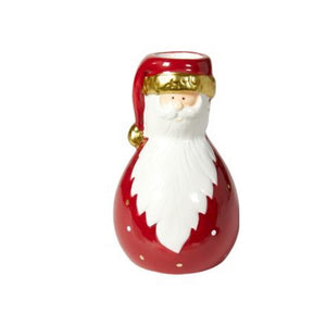 Vase Santa Claus with hat 15 cm high
