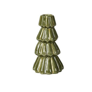 Candlestick wood 14 cm high