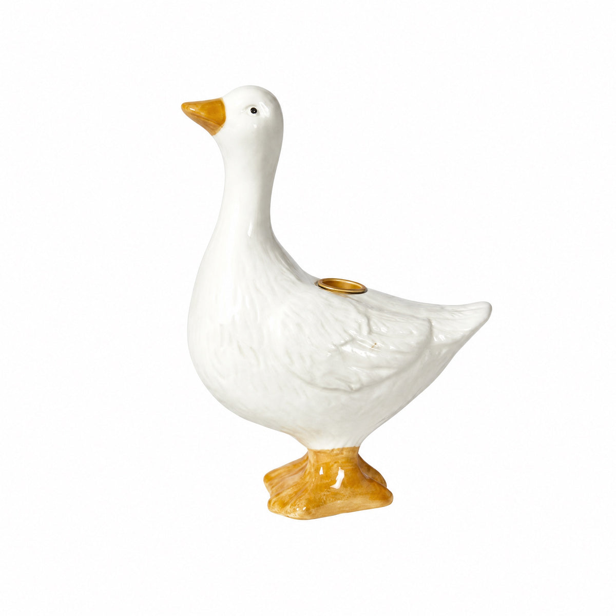 Candlestick for candlelight Christmas geese