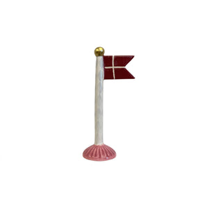 Flag 19 cm high with harlequin pattern