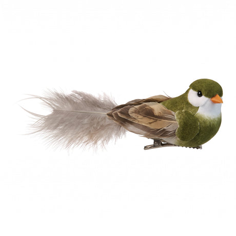 Birds with clip 13 cm long