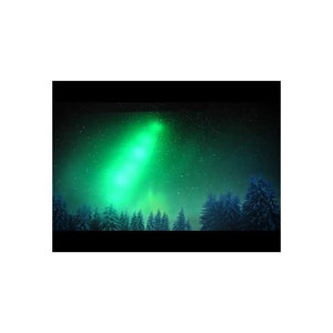 Backdrop on canvas with Northern Lights effect