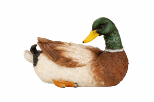 Liggende and i polyresin