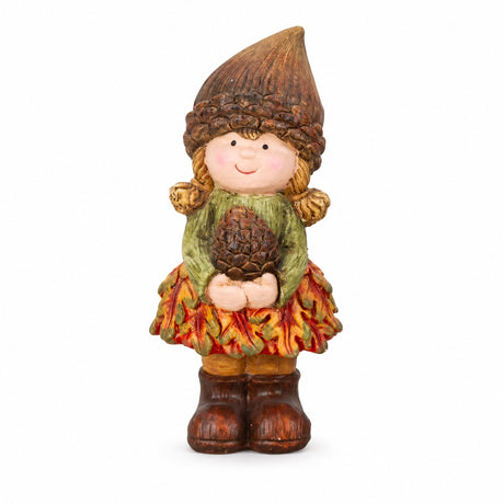 Standing autumn children