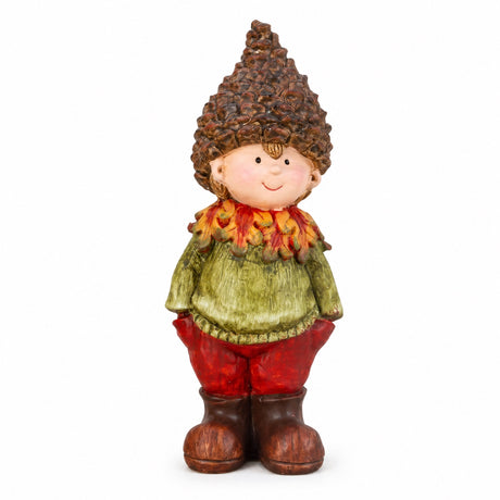 Standing autumn children