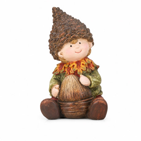 Sitting autumn children