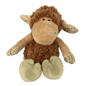 Sitting plush sheep 18 cm high
