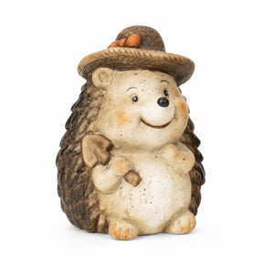 Hedgehog with hat 17 cm tall