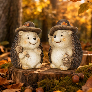 Hedgehog with hat 17 cm tall