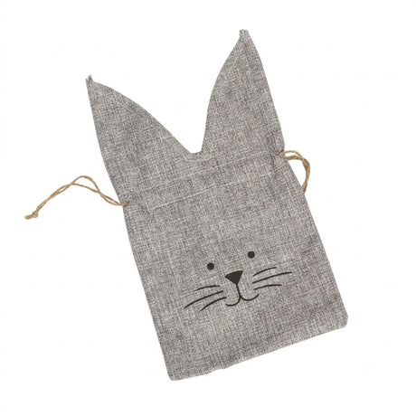 Gift bag with hare face 27 cm high