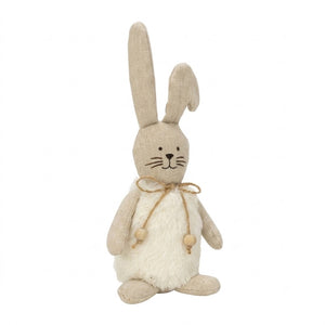Easter bunny in fabric with soft belly