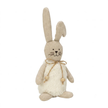 Easter bunny in fabric with soft belly