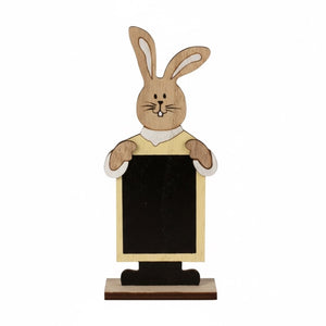 Easter bunny with chalkboard