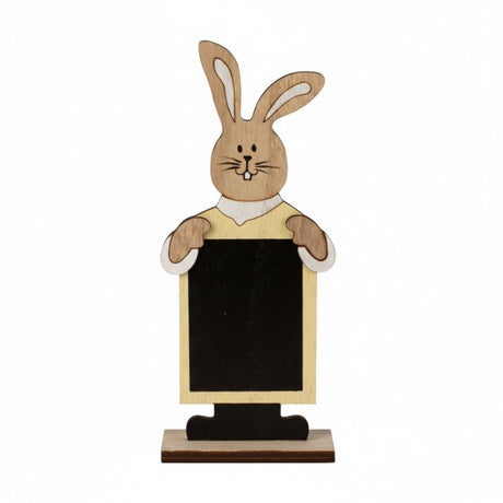 Easter bunny with chalkboard