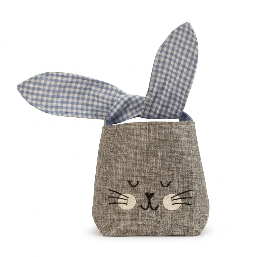 Fabric gift bag with bunny ears