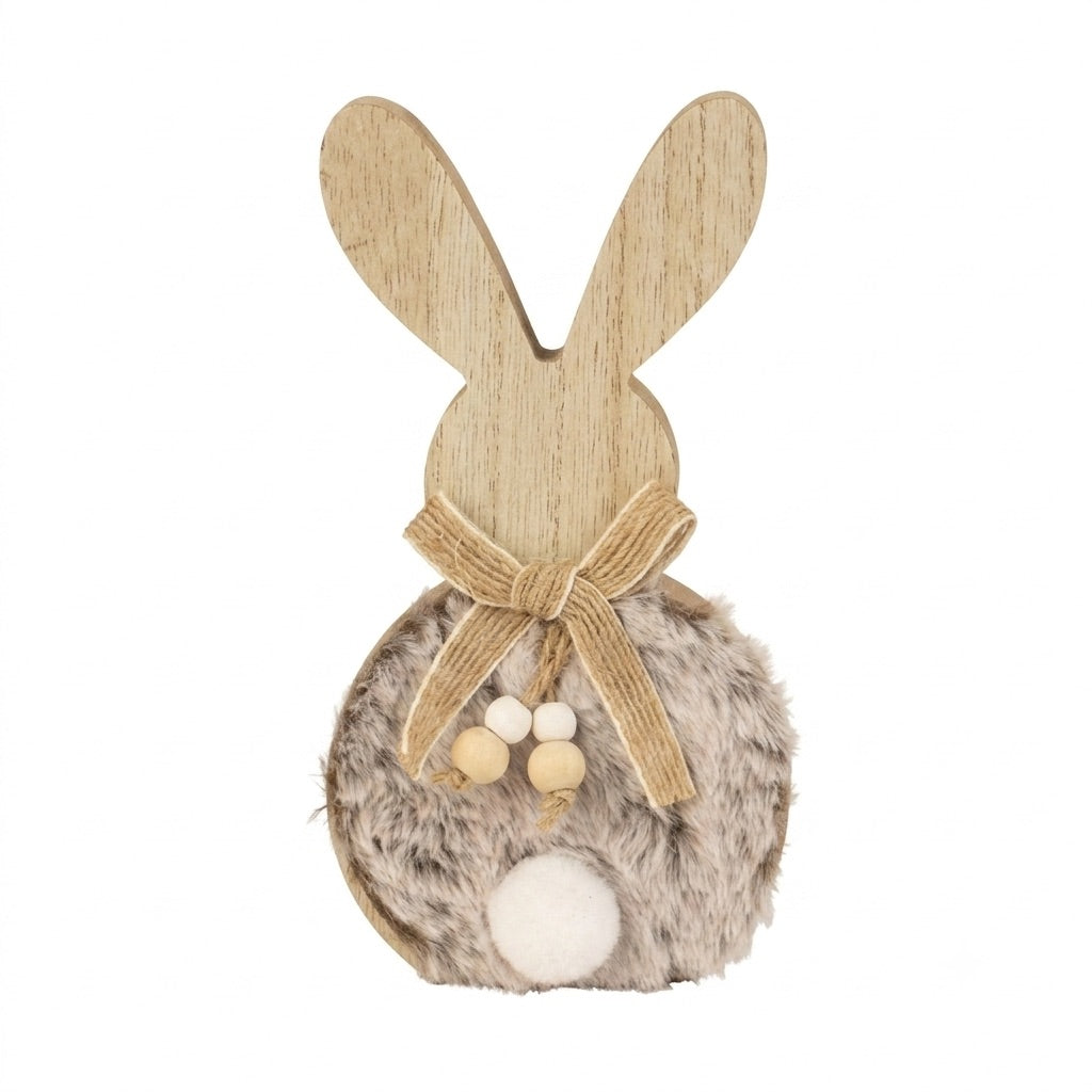 Easter bunny with faux fur