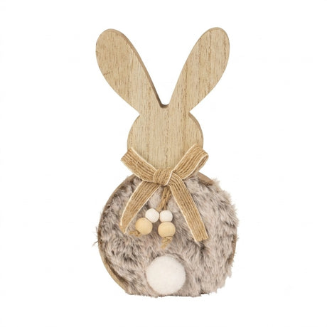 Easter bunny with faux fur