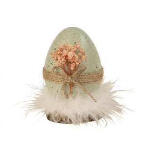 Decorated Easter egg 12 cm high