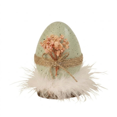 Decorated Easter egg 12 cm high