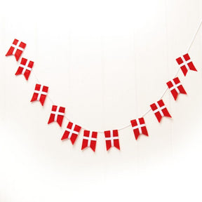 Flagguirlande i filt