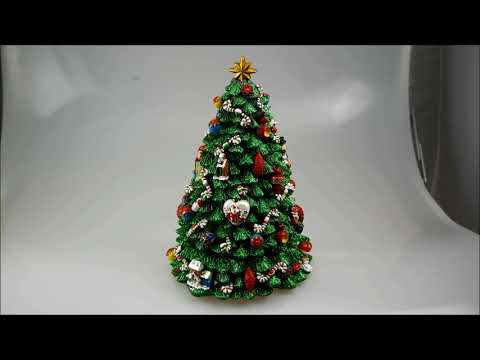 Christmas tree music box