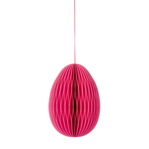 Påskeæg i papir pink 15 cm